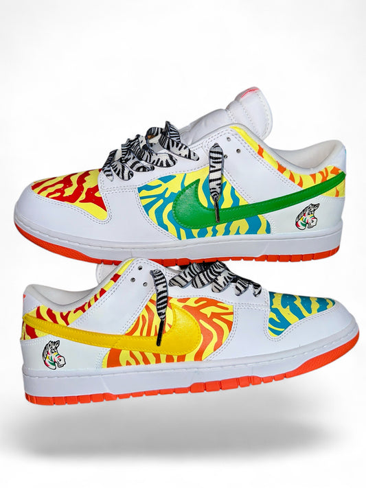 Zebra Stripe Dunks